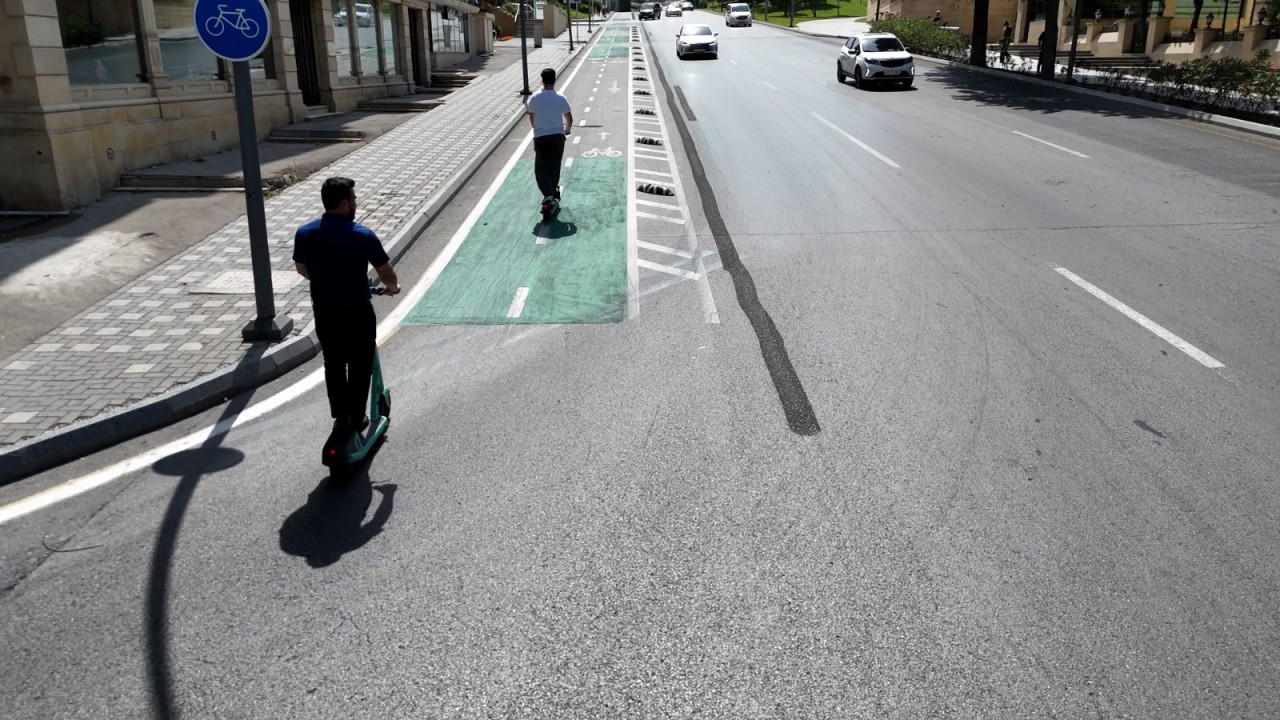 İkitəkərli nəqliyyat sürücülərinə izah və xəbərdarlıq edildi - FOTOLAR (VİDEO)